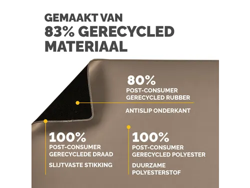 Bureau-onderlegger Fellowes Breyta zand 80x40cm
