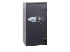 kluis,HxBxD 1330x690x690mm,3niveaus,romp RAL7024,front RAL7024