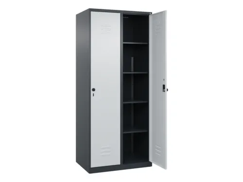 wasgoedverdeelkast,HxBxD 1850x800x500mm,vak B 400mm,draaigrendel