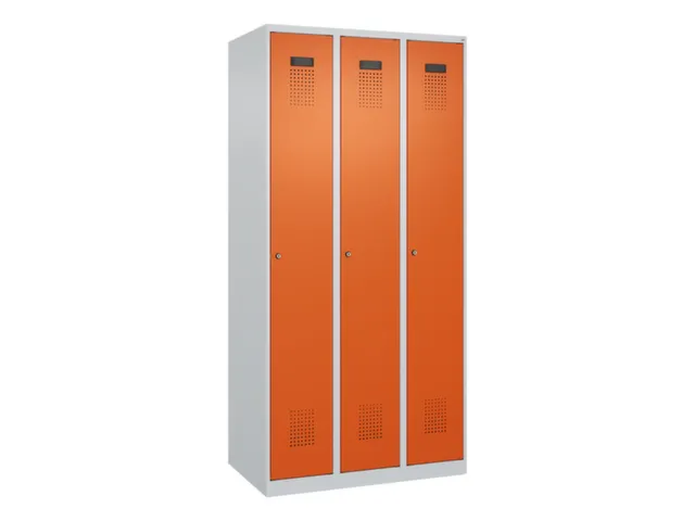 locker voor scheiding van kleding,HxBxD 1850x900x500mm,3vak