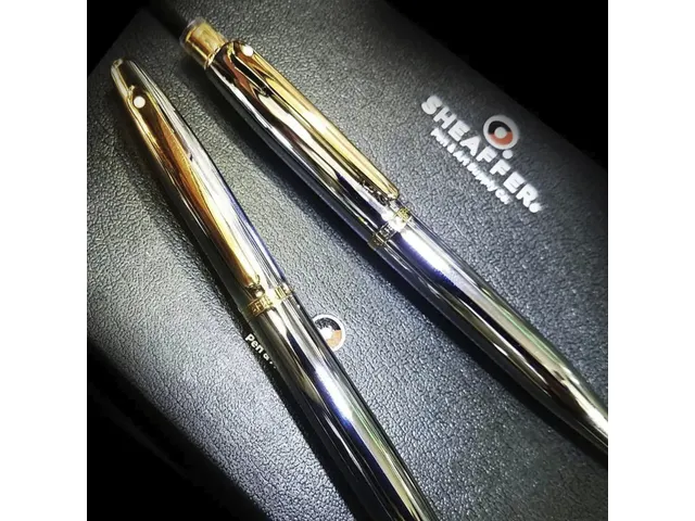 Rollerball SHEAFFER VFM E9422 Polished chrome gold plated