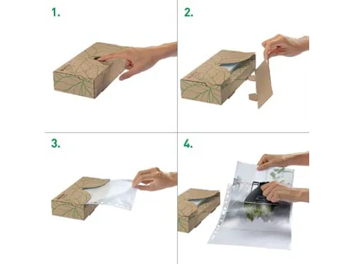 Recycle dispenser voor showtas A4 40 tassen