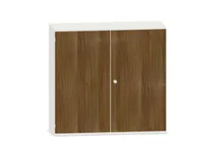 kantoorkast,HxBxD 1150x1200x430mm,decor romp wit,decor front noten