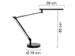 Bureaulamp Unilux Mamboled Zwart