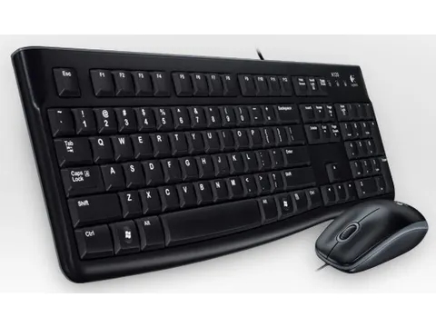 Logitech Desktop MK120 AZERTY Toetsenbord Zwart FR