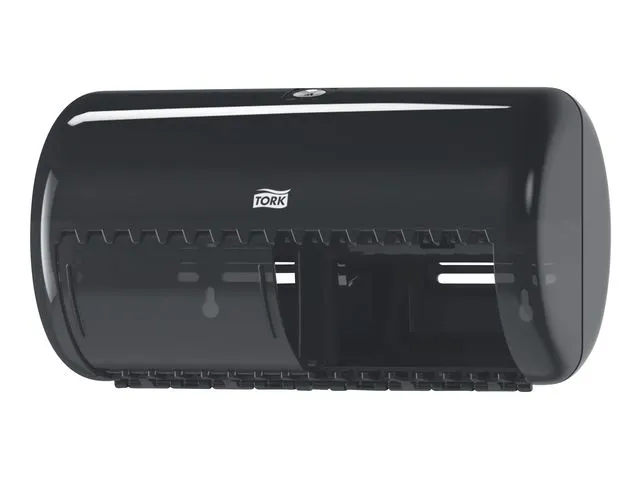 Tork 557008 T4 Toiletpapier Dispenser Elevation Twin Zwart