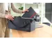 Leitz Hot Desking Stoffen opbergtas Fluweel Grijs 46,5x21x20cm