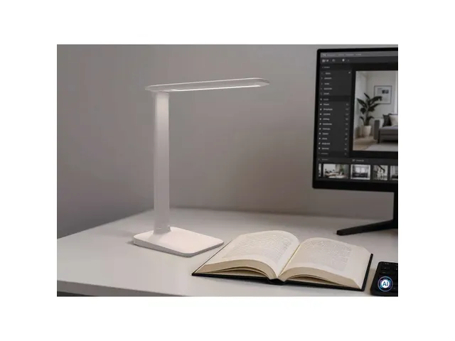 Bureaulamp LED tafelarmatuur MAULsally col. vario, dimbaar Wit