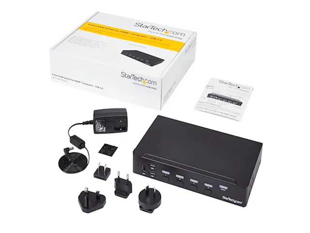 4-Poorts HDMI KVM Switch USB 3.0 1080p