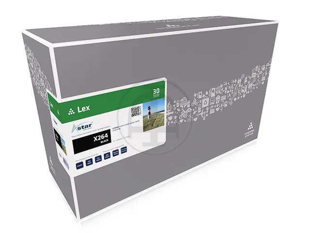 AS18264 Astar Lexmark X264H11G Optra X Toner zwart rebuilt 9000pag chi