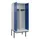 PBM-locker met bank,HxBxD 2120x800x815mm,2vak,vak B 400mm,draaigrendel