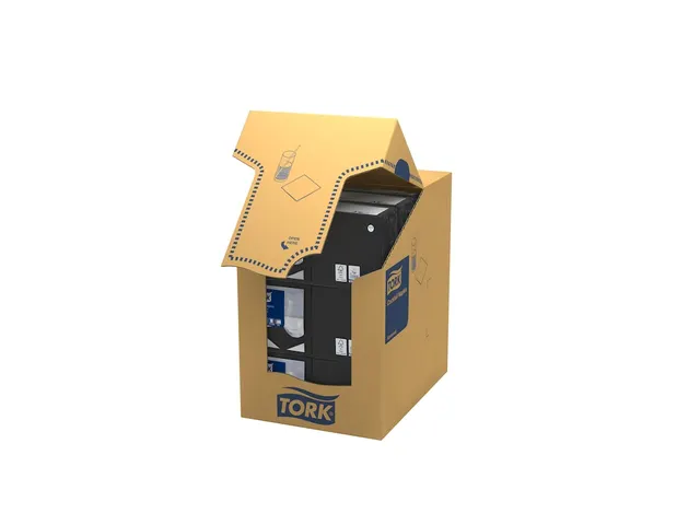 Serviette Tork 477929 Cocktail 2 épaisseurs 24x24cm noir 200 pièces