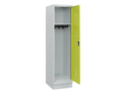 schoollocker,HxBxD 1630x400x500mm,1vak,vak B 400mm,cil.-slot,sokkel