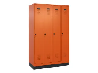 locker,HxBxD 1950x1200x500mm,4vak,vak B 300mm,draaigrendel,sokkel - 3
