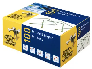 Bundelbeugel Loeff's 1222 standaard 100mm 100 stuks - 2