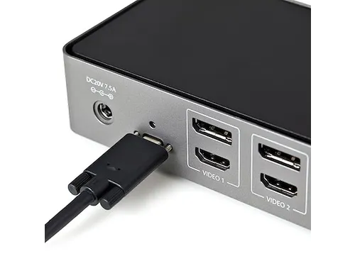 StarTech Hybride Dock Universeel USB-C USB-A Triple 4K HDMI DP 85W