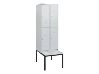 Dubbeldekse dekenkist,HxBxD 1950x600x815mm,2x2vak.,vak B 300mm - 1