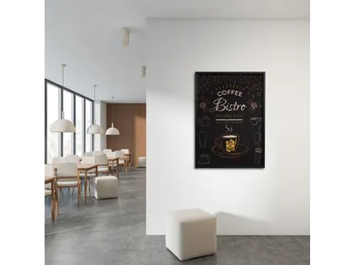 Kliklijst Europel Economy B2 50X70Cm 25Mm Zwart