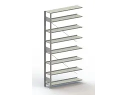 dossierstelling,aanbouwveld,HxBxD 2500x1256x336mm,vaklast 80kg