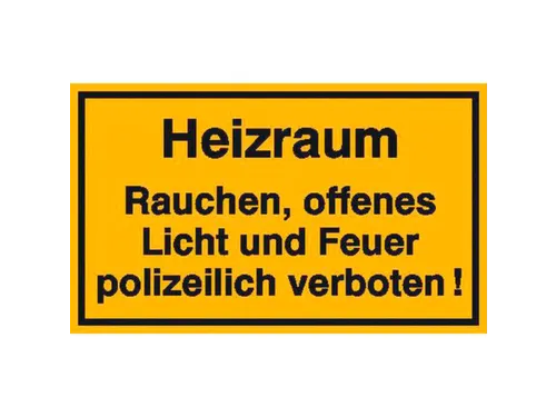 aanwijzingsbord,Verwarmingsruimte Roken,PVC,om te verlijmen