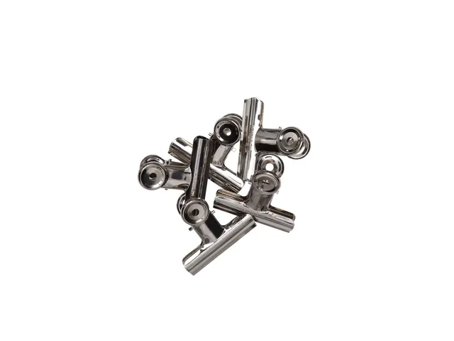 Papierklem MAUL Bulldog 70mm capaciteit 40mm zilver