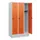 schoollocker,HxBxD 1630x900x500mm,3vak,vak B 300mm,draaigrendel,sokkel