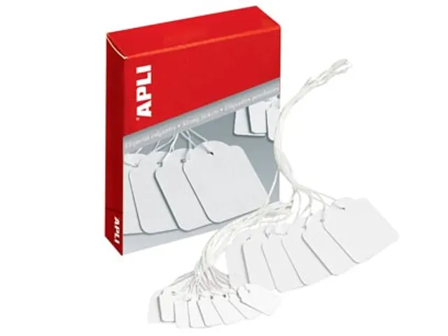 Apli Draadetiketten 8x19mm Wit