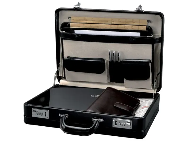 Attachékoffer Alassio Taormina Zwart leder