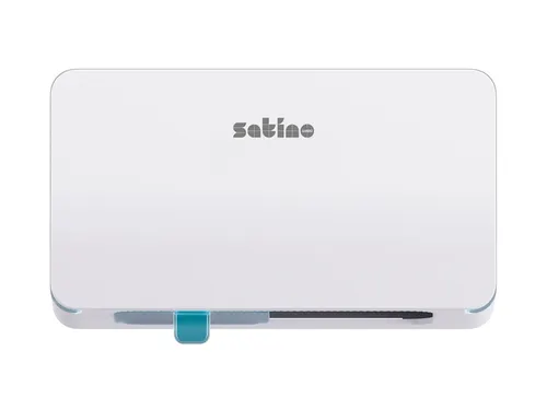 Toiletpapierdispesnser Satino MT1 Hyginity duo wit 333426