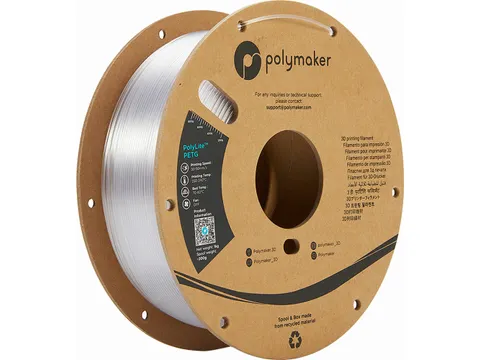 Polymaker PolyLite PETG filament 1,75 mm Transparent 1kg
