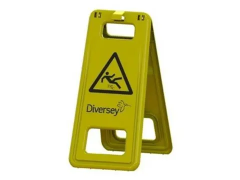 TASKI Waarschuwingsbord 280x580mm Geel Caution wet floor