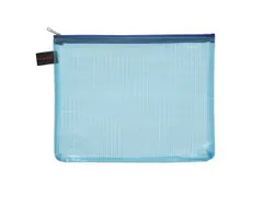 Ritszak Foldersys A5 PVC transp blauw