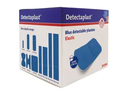 Detectaplast 8251 Textielpleister Elastisch Blauw 50x72mm 50 Stuks