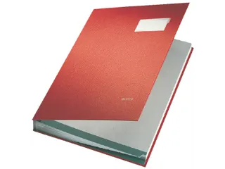 Vloeiboek Leitz 5700 rood 20 vakken - 2