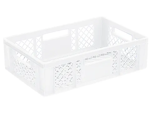 Euronorm Stapelkrat Hxlxb 170x600x400mm 33liter Open Wit