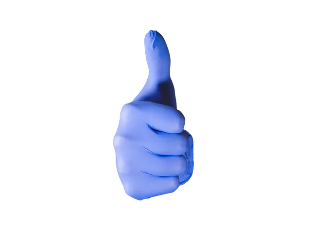 Gant nitrile non poudré Semperguard Sapphire Bleu S 2000 pièces