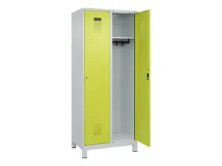 locker,HxBxD 1950x800x500mm,2vak,vak B 400mm,cil.-slot,voeten - 2