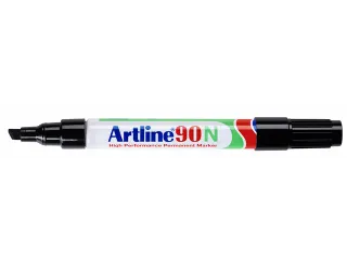 Viltstift Artline 90 schuin 2-5mm zwart - 1