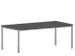 In hoogte verstelbaar bureau,HxBxD 720-840x2000x1000mm,MS-donkergrijs