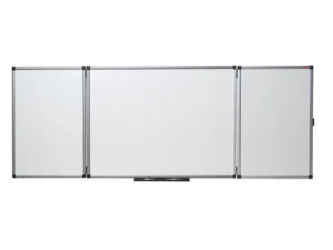 Tableau blanc Triptyque Émaillé Magnétique 150x120cm (fermé)