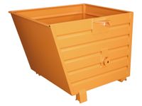 Kiepbak 1000x1500x1200mm 1.5m³ 140kg Draagverm. 2000kg Ral2000