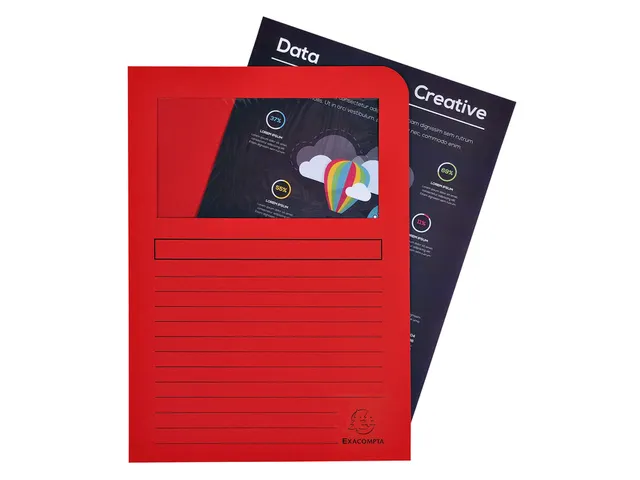 Venstermap Exacompta Forever L-model 120gr assorti 10 stuks