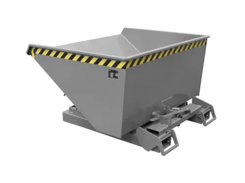 kiepbak,HxLxB 865x1485x1095mm,0,6m³,draagverm. 1000kg,RAL7005
