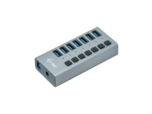 Usb 3.0 Charging Hub 7-poorts + Power Adapter 36 W