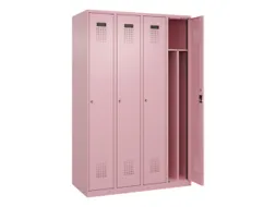 locker voor scheiding van kleding,HxBxD 1850x1200x500mm,4vak