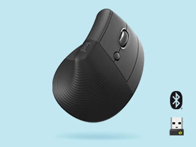 Logitech Lift Souris Ergonomique Verticale, Sans Fil, Bluetooth ou ré
