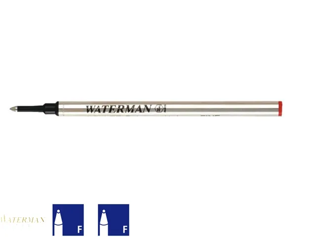 Rollerpenvulling Waterman Zwart Fijn op blister