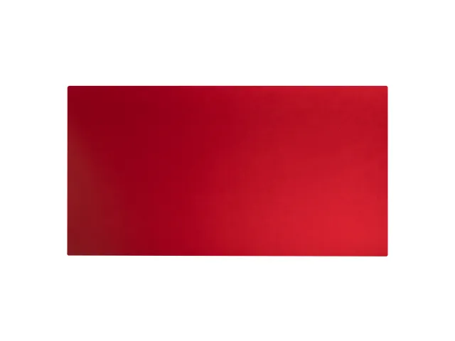 Onderlegger PU 35x60cm zwart/rood