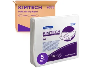 Kimtech Pure W4 Poetsdoeken Wit doos van 500 stuks - 1