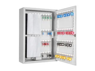Sleutelkast HxBxD 550x380x140mm 150 Haakjes 1 Deur 1 Wand RAL7035 - 4